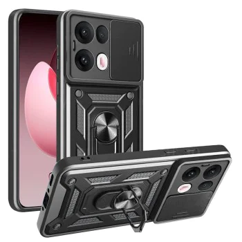 Калъф за телефон Oppo Reno13 Pro – Techsuit CamShield Series – черен