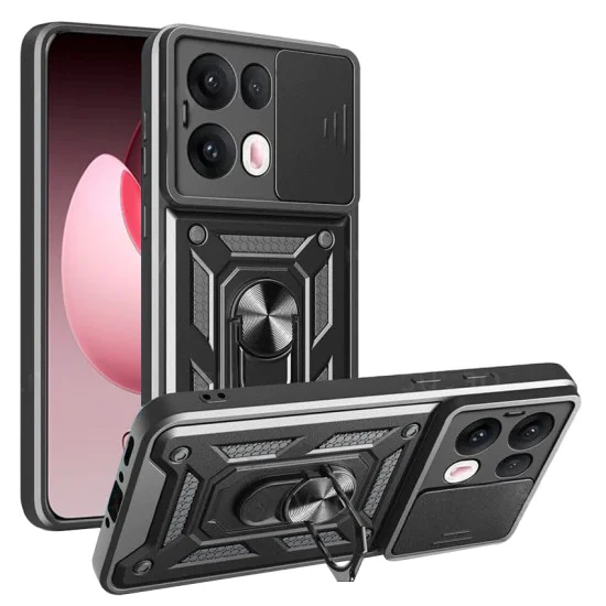 Калъф за телефон Oppo Reno13 Pro – Techsuit CamShield Series – черен