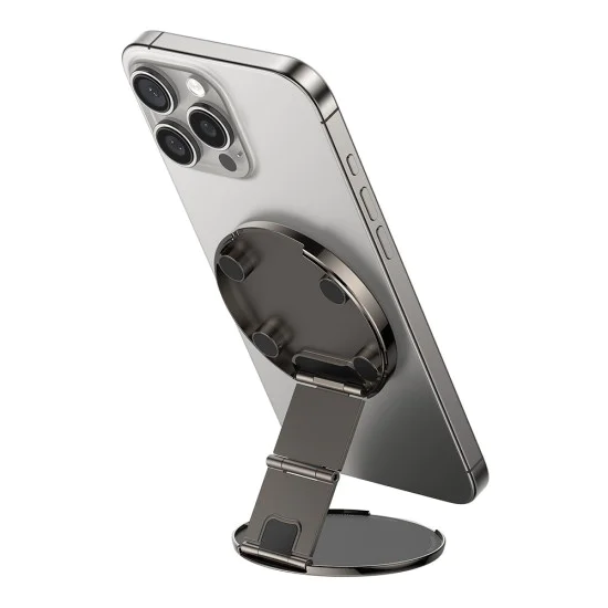 Baseus - Стойка за кола PrimeTrip VX1 Versatile (C4016900C123-00) - за пътуване, магнитна, ултратънка, сгъваема - черна