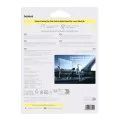 Baseus - Държач за кола (C40483401813-00) - за телефон/таблет, кожено покритие, прибиращи се рамена, автоматично затягане - черно-сребристо