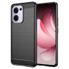 Калъф за телефон Oppo Reno13 F 4G / Reno13 F 5G / Reno13 FS 5G – Techsuit Carbon Silicone – Черен