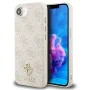 Калъф за iPhone 16e - Guess - Hardcase 4G Classic MagSafe (GUHMPSE4P4SM4MP) - Розов