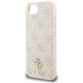 Калъф за iPhone 16e - Guess - Hardcase 4G Classic MagSafe (GUHMPSE4P4SM4MP) - Розов