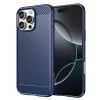 Калъф за iPhone 16 Pro - Carbon Silicone - Blue