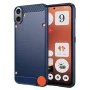 Калъф за Nothing CMF Phone 1 - въглероден силикон - син