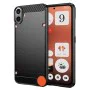 Калъф за Nothing CMF Phone 1 - въглероден силикон - черен