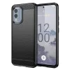 Калъф за Nokia X30 - Carbon Silicone - Черен