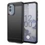 Калъф за Nokia X30 - Carbon Silicone - Черен