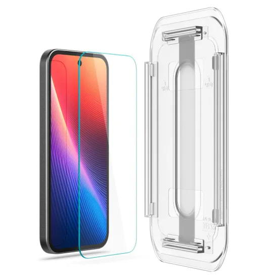 Spigen - Glas.tR EZ-FIT (2 Броя) - Google Pixel 9a - Прозрачен