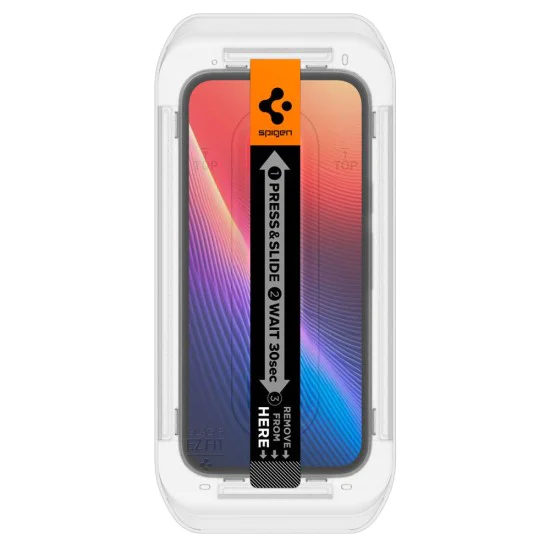 Spigen - Glas.tR EZ-FIT (2 Броя) - Google Pixel 9a - Прозрачен