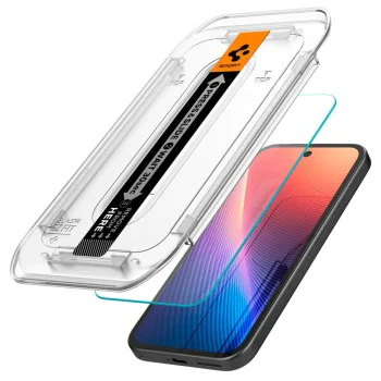 Spigen - Glas.tR EZ-FIT (2 Броя) - Google Pixel 9a - Прозрачен
