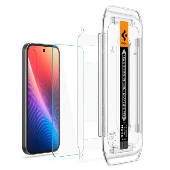 Spigen - Glas.tR EZ-FIT (2 Броя) - Google Pixel 9a - Прозрачен