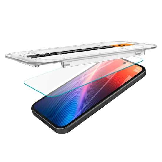 Spigen - Glas.tR EZ-FIT (2 Броя) - Google Pixel 9a - Прозрачен