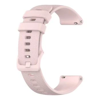 Techsuit - Каишка за часовник 18 мм (W006) - Huawei Watch GT 4 (41 мм)/W1/Honor Watch S1/Garmin Venu 2S/Vivoactive 4S - Розов
