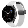 Каишка за Huawei Watch GT 4 (41 мм)/W1/Honor Watch S1/Garmin Venu 2S/Vivoactive 4S - Techsuit - Каишка за часовник 18 мм (W011) - Бял