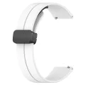 Каишка за Huawei Watch GT 4 (41 мм)/W1/Honor Watch S1/Garmin Venu 2S/Vivoactive 4S - Techsuit - Каишка за часовник 18 мм (W011) - Бял
