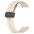 Каишка за Huawei Watch GT 4 (41 мм)/W1/Honor Watch S1/Garmin Venu 2S/Vivoactive 4S - Techsuit - Каишка за часовник 18 мм (W011) - Бежов