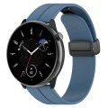 Каишка за Huawei Watch GT 4 (41 мм)/W1/Honor Watch S1/Garmin Venu 2S/Vivoactive 4S - Techsuit - Каишка за часовник 18 мм (W011) - Син