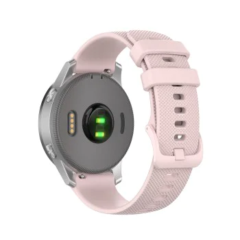 Techsuit - Каишка за часовник 18 мм (W006) - Huawei Watch GT 4 (41 мм)/W1/Honor Watch S1/Garmin Venu 2S/Vivoactive 4S - Розов