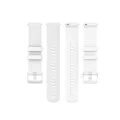 Techsuit - Каишка за часовник 18 мм (W006) - Huawei Watch GT 4 (41 мм)/W1/Honor Watch S1/Garmin Venu 2S/Vivoactive 4S - Бял