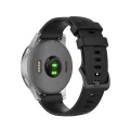 Techsuit - Каишка за часовник 18 мм (W006) - Huawei Watch GT 4 (41 мм)/W1/Honor Watch S1/Garmin Venu 2S/Vivoactive 4S - Черен