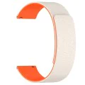 Techsuit - Каишка за часовник 20 мм (W074) - Samsung Galaxy Watch4/5/Active 2, Huawei Watch GT 3 (42 мм)/GT 3 Pro (43 мм) - бежов/оранжев