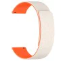 Techsuit - Каишка за часовник 20 мм (W074) - Samsung Galaxy Watch4/5/Active 2, Huawei Watch GT 3 (42 мм)/GT 3 Pro (43 мм) - бежов/оранжев
