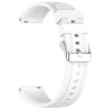 Каишка за Huawei Watch GT 4 (41 мм)/W1/Honor Watch S1/Garmin Venu 2S/Vivoactive 4S - Techsuit - Каишка за часовник 18 мм (W075) - Бял