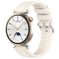 Каишка за Huawei Watch GT 4 (41 мм)/W1/Honor Watch S1/Garmin Venu 2S/Vivoactive 4S - Techsuit - Каишка за часовник 18 мм (W075) - Бежов