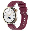 Каишка за Huawei Watch GT 4 (41 мм)/W1/Honor Watch S1/Garmin Venu 2S/Vivoactive 4S - Techsuit - Каишка за часовник 18 мм (W075) - Бордо