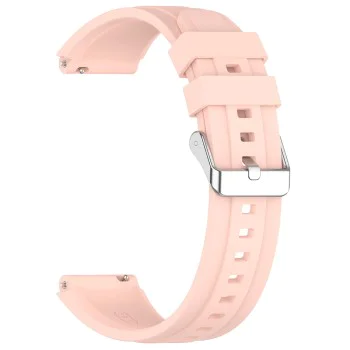 Каишка за Huawei Watch GT 4 (41 мм)/W1/Honor Watch S1/Garmin Venu 2S/Vivoactive 4S - Techsuit - Каишка за часовник 18 мм (W075) - Розов