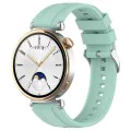 Каишка за Huawei Watch GT 4 (41 mm)/W1/Honor Watch S1/Garmin Venu 2S/Vivoactive 4S - Techsuit - Каишка за часовник 18 mm (W075) - Синьозелен