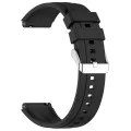 Каишка за Huawei Watch GT 4 (41 мм)/W1/Honor Watch S1/Garmin Venu 2S/Vivoactive 4S - Techsuit - Каишка за часовник 18 мм (W075) - Черен