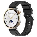 Каишка за Huawei Watch GT 4 (41 мм)/W1/Honor Watch S1/Garmin Venu 2S/Vivoactive 4S - Techsuit - Каишка за часовник 18 мм (W075) - Черен