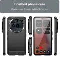 Case for Nothing Phone (3a) Pro - Techsuit - Carbon Silicone - Black