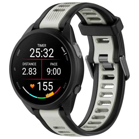 Каишка за Samsung Galaxy Watch 4/5/Active 2, Huawei Watch GT 3 (42mm)/GT 3 Pro (43mm) - Каишка за часовник (W053) - Сив