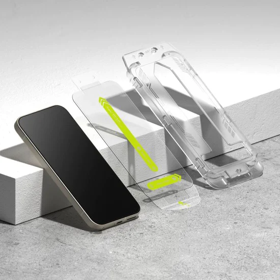 Ringke – закалено стъкло Easy Slide (2 Броя) – Google Pixel 9a – прозрачен