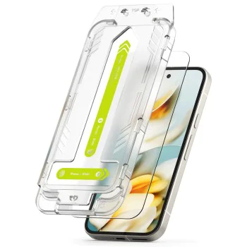 Ringke – закалено стъкло Easy Slide (2 Броя) – Google Pixel 9a – прозрачен