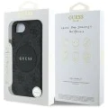 Калъф за iPhone 16e - Guess - 4G Circle Classic Logo MagSafe (GUHMPSE4P4PGRSGW) - Кафяв