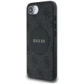 Калъф за iPhone 16e - Guess - 4G Circle Classic Logo MagSafe (GUHMPSE4P4PGRSGW) - Кафяв