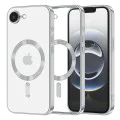 Techsuit - Луксозен Crystal MagSafe - iPhone 16e - Сребрист