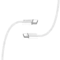 Кабел за данни (CW-CBPDCC061-GR) - ColorWay - за MacBook Pro, Type-C към Type-C, PD Fast Charging 60W, 3A, Найлон, 1 м - Сив