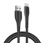 Кабел за данни (CW-CBUC034-BK) - ColorWay - USB към Type-C, за синхронизиране и зареждане, с LED индикатор, 2.4A, 480Mbps, 1m - Черен