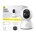 Вътрешна камера за сигурност P1 (S0TV012132) - Baseus - 3K, 4MP, Type-C, двупосочен разговор, нощно виждане, 8x цифрово увеличение, CMOS - Бял