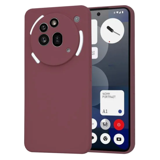 Калъф за телефон Nothing (3a) Pro - Techsuit - SoftFlex - Plum Red