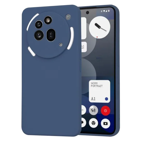 Калъф за телефон Nothing (3a) Pro - Techsuit - SoftFlex - Navy Blue