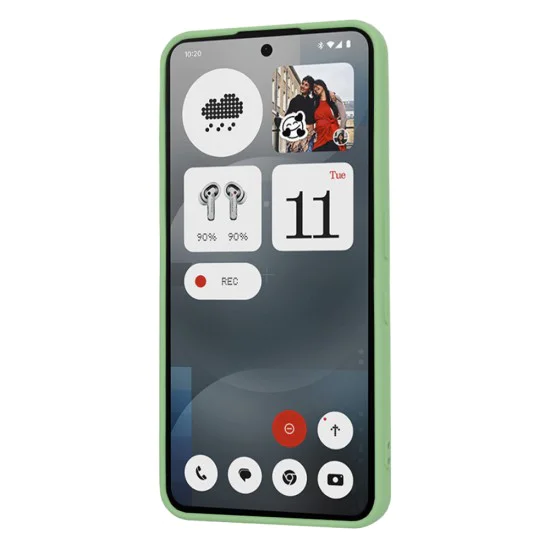 Калъф за телефон Nothing (3a) - Techsuit - SoftFlex - Mint Green