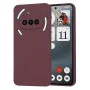 Калъф за телефон Nothing (3a) - Techsuit - SoftFlex - Plum Red