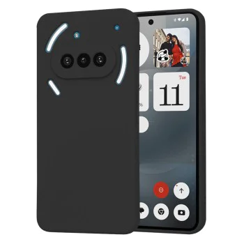 Калъф за телефон Nothing (3a) - Techsuit - SoftFlex - черен
