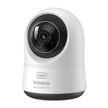 Вътрешна камера за сигурност P1 Pro (S0TV022132) - Baseus - 3K, 5MP, Type-C, двупосочен разговор, нощно виждане, цифрово увеличение - Бял